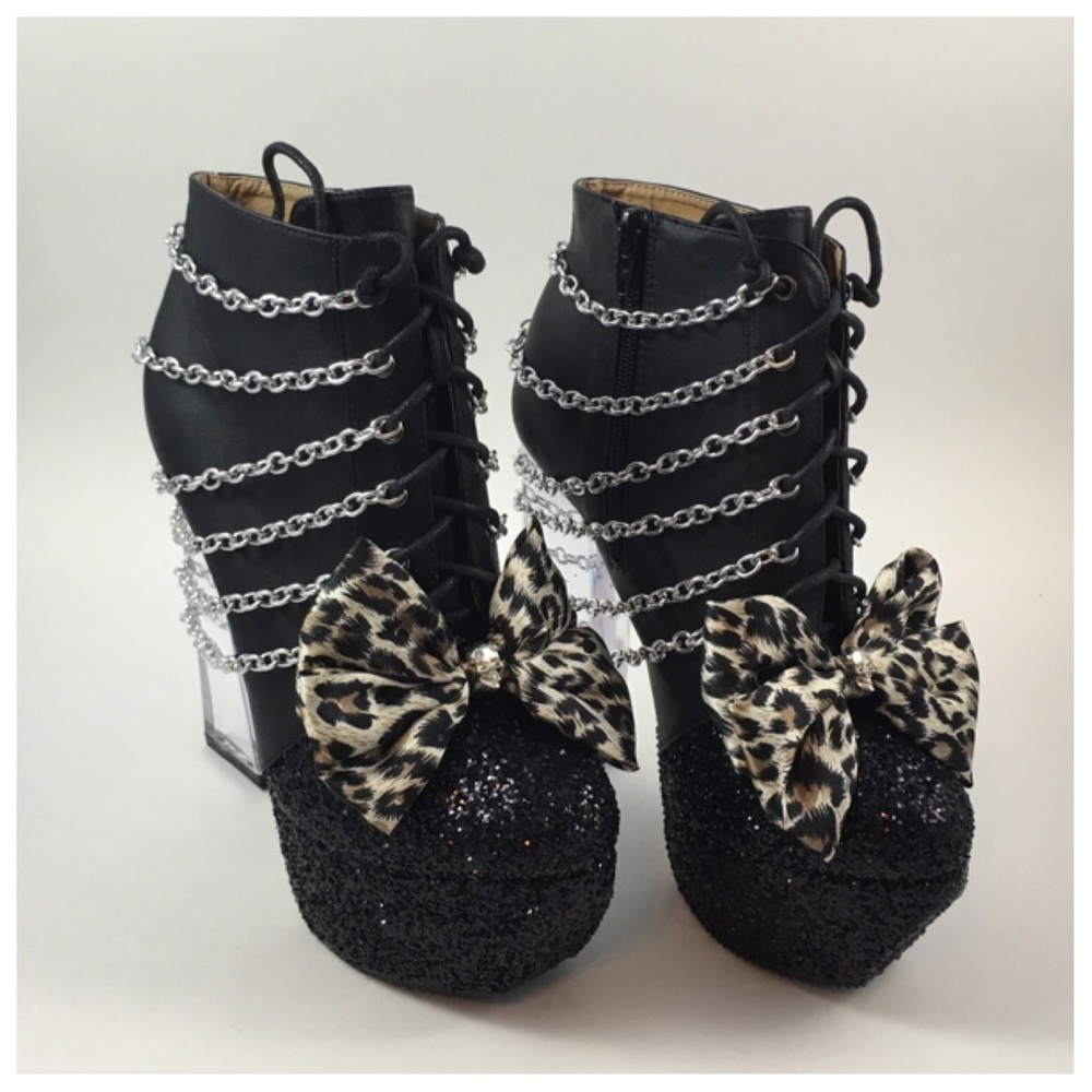Timid Impaired Blaque Reaction Bootie Heels